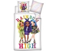 AYMAX Parure de lit réversible Rainbow High - Amaya, Krystal et Karma - 140 cm x 200 cm Multicolors G