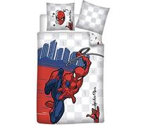 Aymax Parure de lit réversible Spiderman - 140 cm x 200 cm