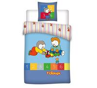 Aymax Parure de lit réversible T'CP - 140 cm x 200 cm,