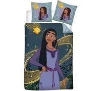 Aymax Parure de lit Disney Wish – Housse de couette réversible Polycoton