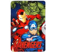 AYMAX S.P.R.L Couverture Polaire Les Avengers Hulk Cappiten America Iron Man 140 x 100 cm