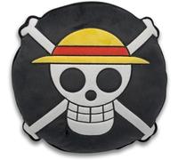 Aymax Coussin 3D One Piece Rond noir 35 cm Enfant
