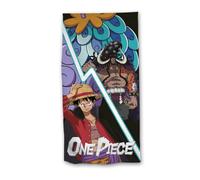 Aymax Serviette de Plage One Piece Luffy vs Kaidou 70x140cm 100% Polyester