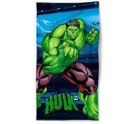 Aymax Serviette de plage piscine bain Avengers The Increible Hulk - 140 x 70 cm Certificat qualité : Oeko-Tex