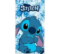 Aymax Serviette de plage piscine bain Stitch assis Lilo et Stitch - 140 x 70 cm Certifié qualité : Oeko-Tex