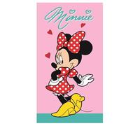 Aymax Serviette de plage pour enfant - Serviette de plage - Serviette de bain - 70 x 140 cm - En microfibre (Minnie)