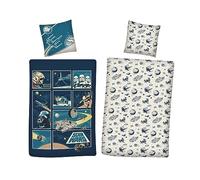 AYMAX Star Wars Parure de lit réversible 2 pièces Multicolore 135 x 200 cm 80 x 80 cm