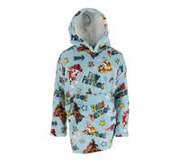 Aymax sweat plaid Pat Patrouille enfant, sweat poncho à manches longues oversize en flanelle douce capuche avec sherpa. Taille unique Enfant Paw patrol