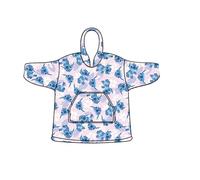 Aymax Sweat Poncho Pull Plaid Stitch Enfant