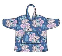 Sweat Poncho/Pull Plaid Stitch Adulte