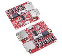 AYMBH Carte décodeur Bluetooth MP3 sans perte - Haut-parleur de voiture - Amplificateur de haut-parleur Bluetooth 4.1 avec fente pour carte TF, lecture USB, sortie stéréo 3,5 mm pour projets audio à