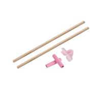 Aymzbd 2 Pièces Bâton de Correcteur de Posture Outil de Sculpture Bâton D'Entraînement et Barre d'exercice en Bois Poli Adapté pour La Gymnastique à Do, 70cm