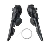 Aymzbd 2 Pièces Levier de Changement pour Vélo de Route Commande de 7 Poignée Pliant Câble de Commutateur en Aluminium Contrôle Double, 2x7 Vitesse