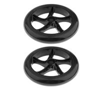 Aymzbd 2 Pièces Roues Modification Silencieux PU Adapté pour Présent Enfant Débutant et Loisirs Extérieurs, Noir