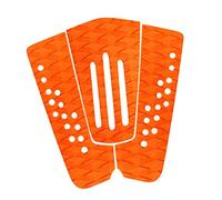 Aymzbd 3 Pièces Traction Pad Surfboard Queue Grip léger Antidérapant Installation Rapide Convient pour Skimboard Paddle Longboard Kiteboard, Orange, 30 x 28 x 0,5 cm