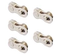 Aymzbd 5 Paires de Maillons de Chaîne de Vélo, Accessoires Professionnels, Montage Facile, Fabrication Soignée, Pratique et, 9 Vitesses