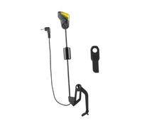 Aymzbd Alarme de Pêche, Indicateur, Appareil de Pêche Portable et Pratique avec éclairage LED pour Une Utilisation en Extérieur, Abat-Jour Jaune