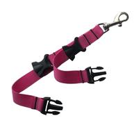 Aymzbd Attache de Palme de Plongée en Acier Inoxydable et Nylon Sangle à Libération Rapide Crochet Rotatif 360° Adaptée pour Équipement de Plongée S, Rose Rouge