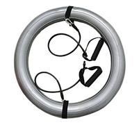 Aymzbd Ball Support Anneau de Stabilité Support pour Ballon d'exercice Base pour Chaise Gonflable Résistante en PVC Adapté à l'Entraînement Physique, Gris, 45 cm