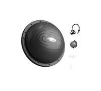 Aymzbd Ballon D'équilibre - Demi-ballon Gonflable pour Le Renforcement Musculaire, L'équilibre et La Remise En Forme, Antidérapant, avec Pompe, Idéal, Noir