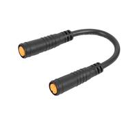 Aymzbd Câble D'extension, Fiche étanche à 3 Broches, Prise, Fiche, Fil en Caoutchouc Flexible et, Adapté Aux Projets de Bricolage avec des Appare, Femelle