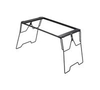 Aymzbd Cadre de Châssis de Pont Table de Camp en Acier Grille de Résistance à La Lumière sans Comptoir Plié pour La Cour de Pêche en Cuisson