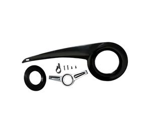 Aymzbd Carter de Chaîne, Carter de Chaîne de Vélo de Loisir, Boîtier 38T-40T, Installation Facile, Protection du Pédalier et, Noir