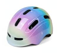 Aymzbd Casque Sécurité Enfant Mousse Impact Dense Coque PC Solide Ajustement Facile avec Sangles Adapté pour Vélo Skate Roller Pratique Équilibre Utilisation, Multicolor