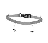 Aymzbd Ceinture Porte-dossard pour Triathlon avec Passants, Réfléchissante, à Fermeture Rapide, Idéale pour La Course à Pied, Le Cyclisme et La Salle de, Gris