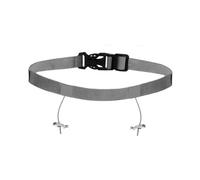 Aymzbd Ceinture Porte-dossard Réglable, Légère, avec Support pour Dossard, Polyvalente, Facile à Installer, Convient Aux Femmes et Aux Hommes, Gris