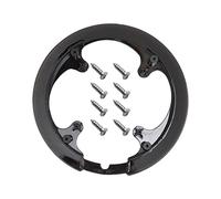 Aymzbd Chaîne de VTT 42-44 Dents, Légère, Vis Incluses, Accessoire pour moyeu de Roue en Plastique, Noir