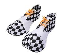 Aymzbd Chaussures de Clown, Accessoires de Costume, Fournitures de Cosplay de Carnaval, décorations de fête de noël Unisexes pour Adultes, Chaussures, F