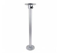 Aymzbd Colonne de Support Réglable Support de Table pour Colonne Centrale pour Table de Camping Installation Pratique Alliage, Pied De Table Fixe Amovible DX0560, Argent, 820 Mm De Hauteur