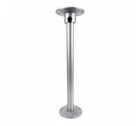 Aymzbd Colonne de Support Réglable Support de Table pour Colonne Centrale pour Table de Camping Installation Pratique Alliage, Pied De Table Fixe Amovible DX0659, Argent, 680 Mm De Hauteur