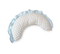 Aymzbd Coussin Animal Oreiller Soutien Cervical, Carreaux Bleu | Matériau résistant, Accessoire Textile, Après-midi tranquille, Pour propriétaires d'animaux