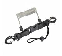 Aymzbd Dragonne de Caméra sous-Marine Attache de Caméra sous-Marine Corde Rétractable Double Clip Soutien Antichute Poignée Ergonomique Fabriquée en TPU et, Transparent