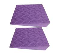 Aymzbd Ensemble de 2 Blocs de Squat en EVA pour Les Relevés de Talons, Idéaux pour Les étirements des Mollets et Autres Exercices, Violet