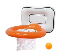Aymzbd Ensemble de 2 Paniers de Basket Gonflables, Jeu de Lancer Portable en PVC Réglable, Amusant et Interactif, Idéal pour Les Fêtes d'enfants et Les D, 2 pièces