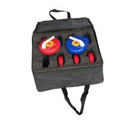 Aymzbd Ensemble de Jeu de 8 Pièces (11 Cm de Diamètre), Jouet Interactif D'intérieur avec Sac de Rangement, Idéal pour Les Centres Commerciaux et, Rouge et Bleu