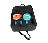 Aymzbd Ensemble de Jeu de 8 Pièces (11 Cm de Diamètre), Jouet Interactif D'intérieur avec Sac de Rangement, Idéal pour Les Centres Commerciaux et, Orange Bleu Clair
