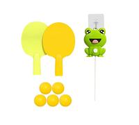 Aymzbd Ensemble D'entraînement de Tennis de Table, Entraîneur Pong, Hauteur Réglable, Outil D'auto-entraînement pour Adultes, Idéal pour Un A, Grenouille Five Ball