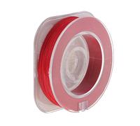 Aymzbd Fil de Construction de Canne à Pêche Fil pour Lien de Guide Anneau de Récupération Fil d'Enroulement en Coton Résistant Adapté à la Réparation, Rouge, 50m