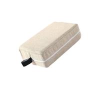 Aymzbd Housse de Bloc de en Tissu avec Fermeture éclair, Lavable et Antidérapante, Idéale pour Les étirements, Le Pilates et Les Exercices Sportifs en I, Beige