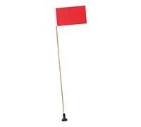 Aymzbd Kayak Drapeau Sécurité avec Poteau 1.2m Socle Latéral Marin Support de Drapeau DIY Fonction Signalisation Claire Adapté à Kayak Canoë Sortie Bateau