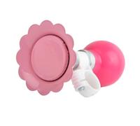 Aymzbd Klaxon Vélo Enfant Cornet Métal Poignée Son Avertisseur Bugle Facile à Fixer Portable Convient Aux Jeux Extérieurs Parcours Cycliste, Rose