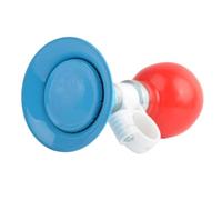 Aymzbd Klaxon Vélo Enfant Cornet Métal Poignée Son Avertisseur Bugle Facile à Fixer Portable Convient Aux Jeux Extérieurs Parcours Cycliste, Bleu