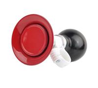 Aymzbd Klaxon Vélo Enfant Cornet Métal Poignée Son Avertisseur Bugle Facile à Fixer Portable Convient Aux Jeux Extérieurs Parcours Cycliste, Rouge