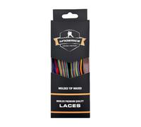 Aymzbd Lacets de Patin de Hockey Cirés pour Une Adhérence Améliorée Lacets de Remplacement Imperméables en Polyester pour Patinage Convient pour Enfants ADU, 84 Pouces