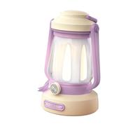 Aymzbd Lanterne de Camping LED Multifonctionnelle, Lampe de Tente, Lampe de Secours pour Pique-niques, Randonnées et Pannes de Courant, Violet