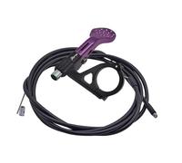 Aymzbd Levier de Réglage de Tige de Selle pour VTT, Commande à Distance, Tige de Selle Réglable, Accessoire de Guidon, Alliage D'aluminium Léger, Violet